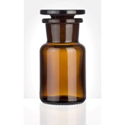 Reagent bottle clear, wide neck, with stopper NS 24/20, 50 ml