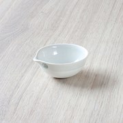 Cápsula de evaporação porcelana JIPO fundo redondo forma média 80x32mm - 60 ml