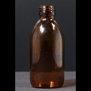 Frasco vidro âmbar tipo III, boca DIN 18, 20 ml