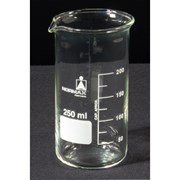 Copo forma alta vidro boro 3.3. 25 ml