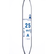 Pipeta un aforo, imp. azul, clase A, Normax 25 ml