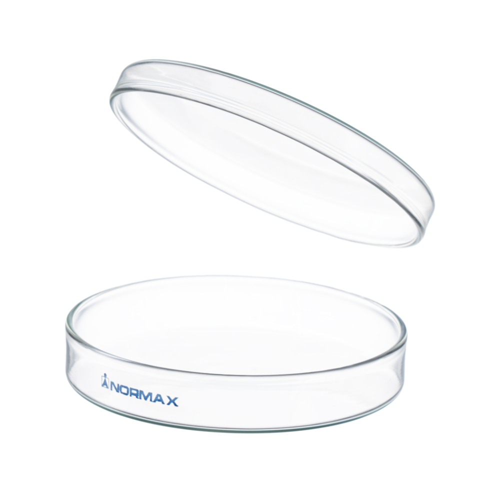 Glass Petri dish, soda-lime glass, 90x15 mm | Normax - Fábrica de